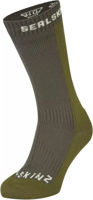 SEALSKINZ Starston Unisex Waterproof Cold Weather Mid Length Sock