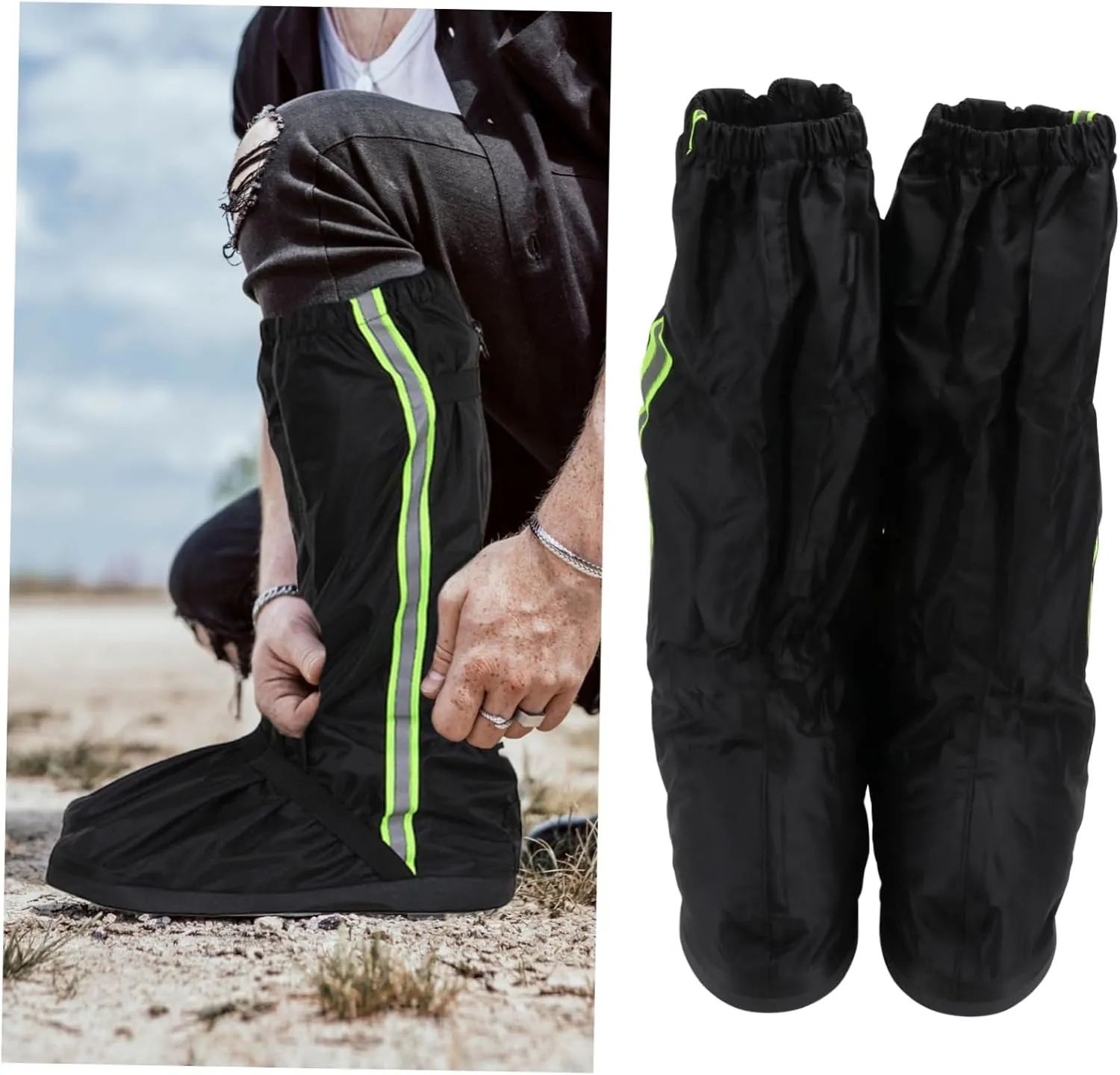 Shoe Cover Boot Gaiters Rainproof Shoes Gaiters for Hiking Boots Shoe Sole Protector Waterproof Shoes