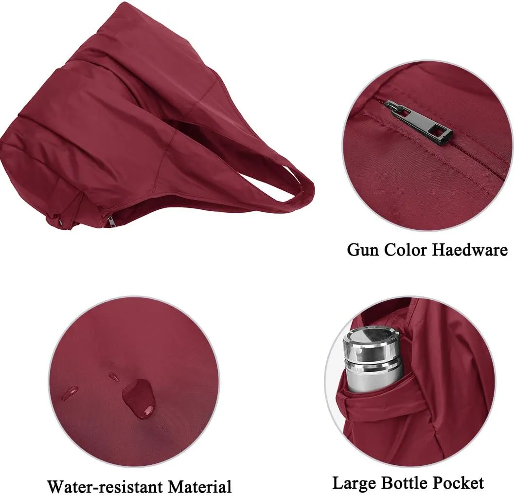 Shoulder Bag for Women, Waterproof Shopping Lightweight Work Purse and Handbag Travel Tote Oxford Nylon Large Capacity Hobo