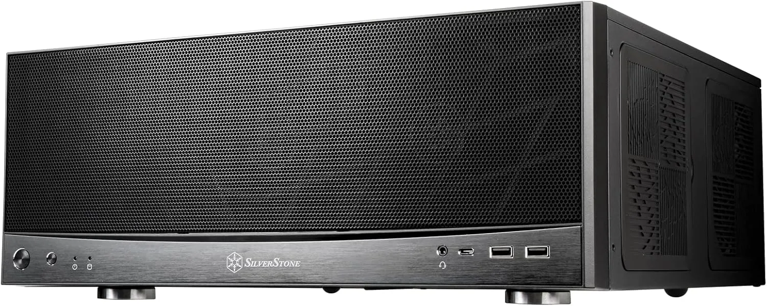 SilverStone Technology Grandia 11 Compact ATX Home Theater PC (HTPC) case with 240mm Radiator Support, SST-GD11B