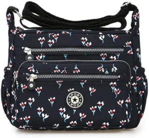 Single shoulder Messenger Crossbody Bag Nylon Purse Satchel Travel Women Lady Fashion Top Handle
