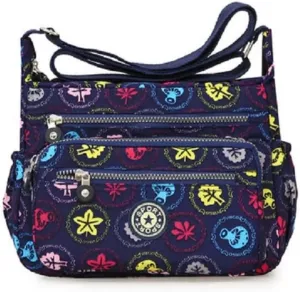 Single shoulder Messenger Crossbody Bag Nylon Purse Satchel Travel Women Lady Fashion Top Handle