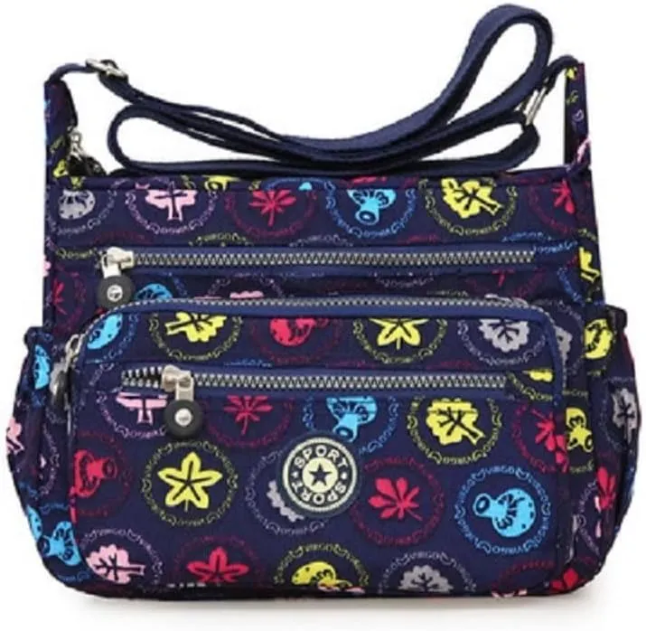 Single shoulder Messenger Crossbody Bag Nylon Purse Satchel Travel Women Lady Fashion Top Handle