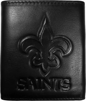 Siskiyou Embossed Leather Tri-fold Wallet