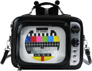 Sister Amy® Retro Dial Telephone Crossbody Shoulder Bag – Vintage-Inspired Design with Movable Microphone