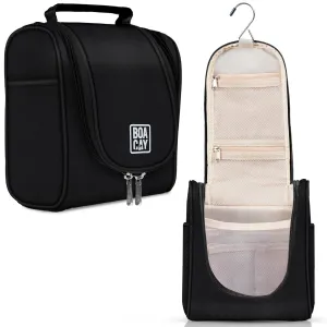 Small Collapsible Hanging Toiletry Bag - Sapphire Black