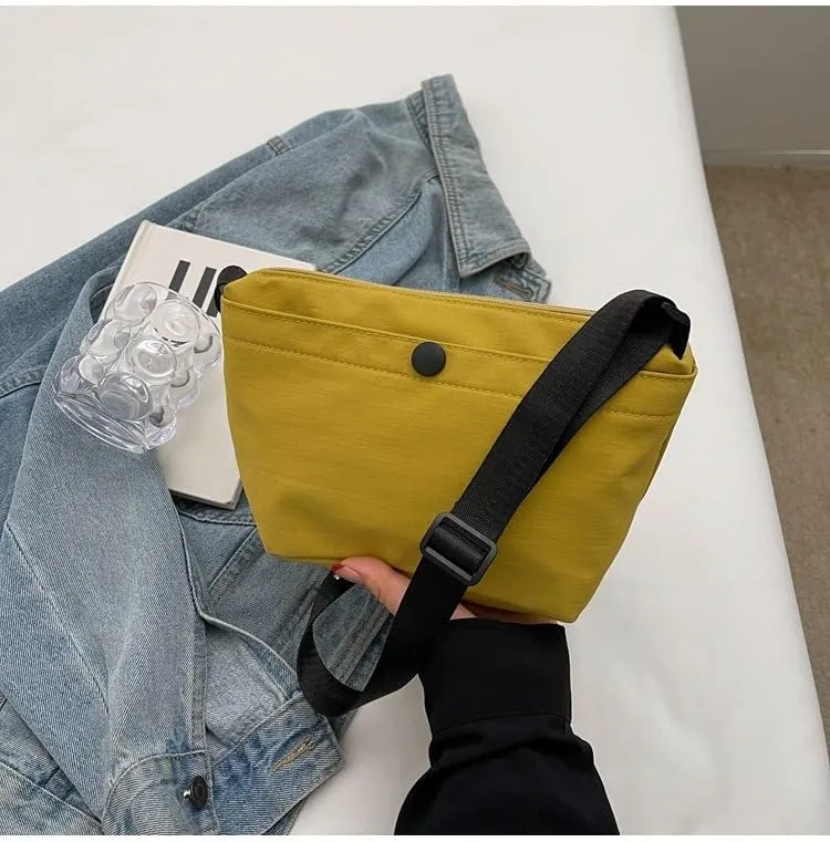 Small Crossbody Bag for Women Lightweight Dumpling Purse Minimalist Shoulder Handbag Casual Versatile Daily Travel Satchel