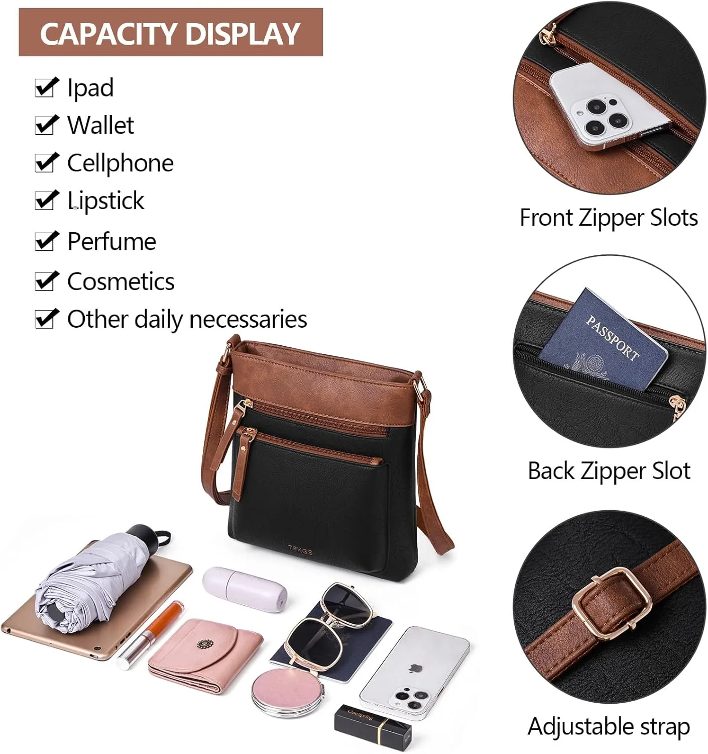Small Crossbody Bags for women,Soft Leather Cell Phone Purse Lightweight,Little Crossbody Purses Women Trendy with Card slots