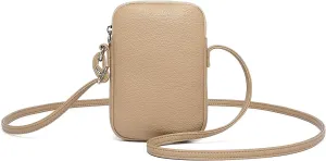 Small Crossbody Purse Zipper Cell Phone Bag Mini Shoulder Purse Wallet Smart Phone Wallet with Credit Card Solts