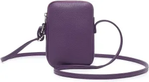 Small Crossbody Purse Zipper Cell Phone Bag Mini Shoulder Purse Wallet Smart Phone Wallet with Credit Card Solts