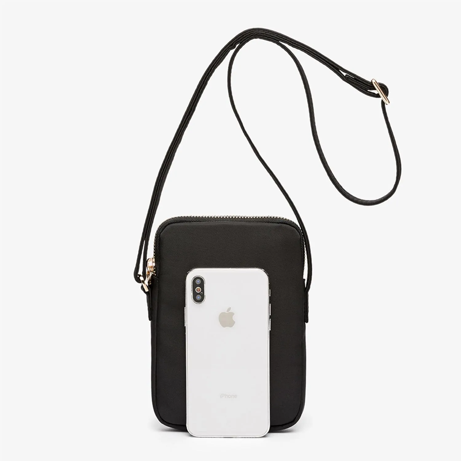 Small Crossbody Purse Zipper Cell Phone Bag Mini Shoulder Purse Wallet Smart Phone Wallet with Credit Card Solts