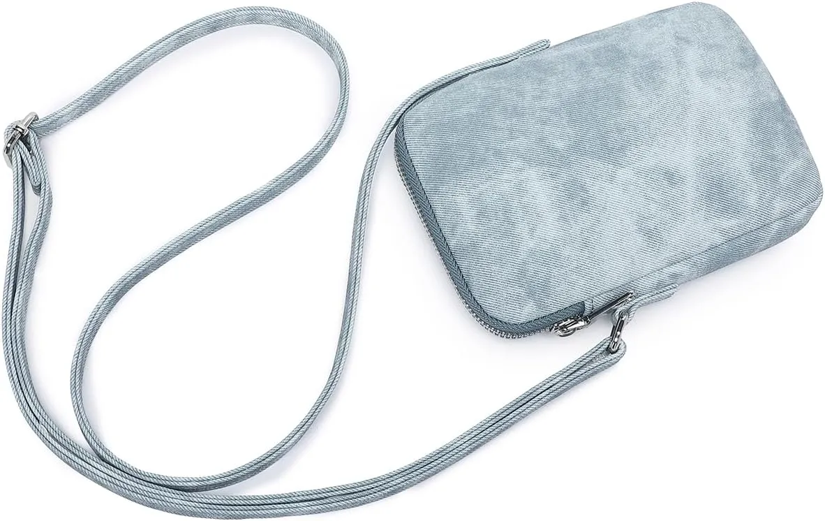Small Crossbody Purse Zipper Cell Phone Bag Mini Shoulder Purse Wallet Smart Phone Wallet with Credit Card Solts