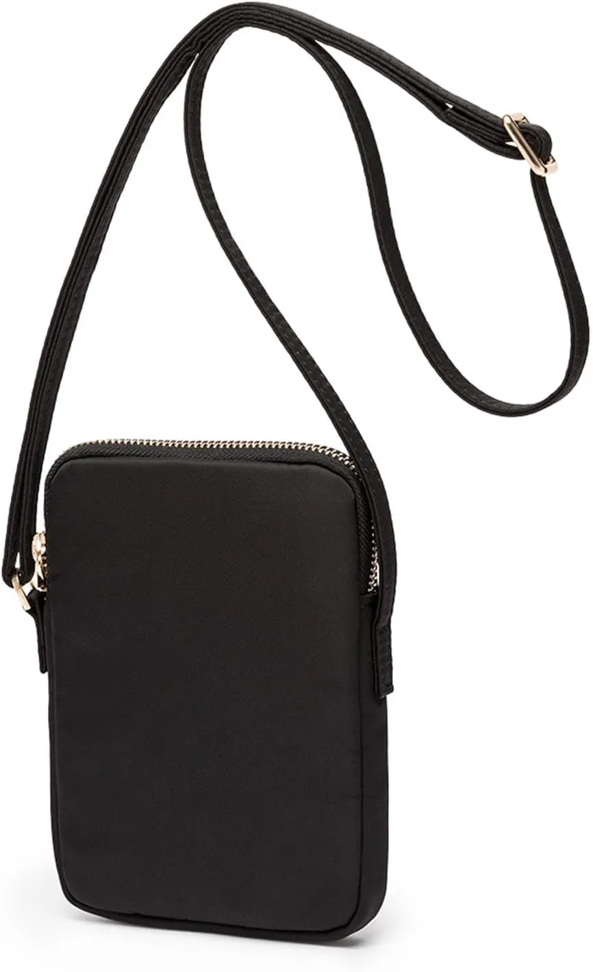 Small Crossbody Purse Zipper Cell Phone Bag Mini Shoulder Purse Wallet Smart Phone Wallet with Credit Card Solts