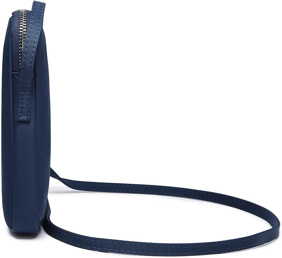 Small Crossbody Purse Zipper Cell Phone Bag Mini Shoulder Purse Wallet Smart Phone Wallet with Credit Card Solts