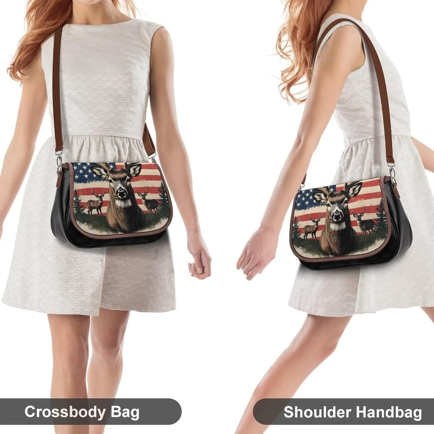 Small Crossbody Shoulder Purse for Women Men, Pu Leather Travel Purse Waterproof Cross Body Bags