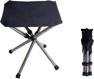 Small Folding Stool Portable, Mini Step Slacker Stool Camping Folding Chairs Outdoor, Collapsible Camp Stool,for Fishing Camp Traveling Hiking Beach Garden BBQ Lightwight,B