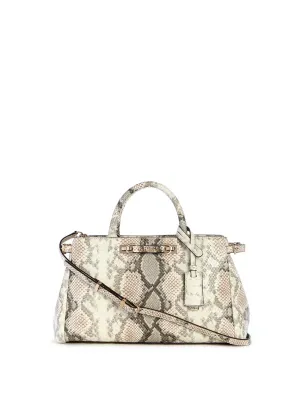 Snake Print Lefia Luxury Satchel Bag