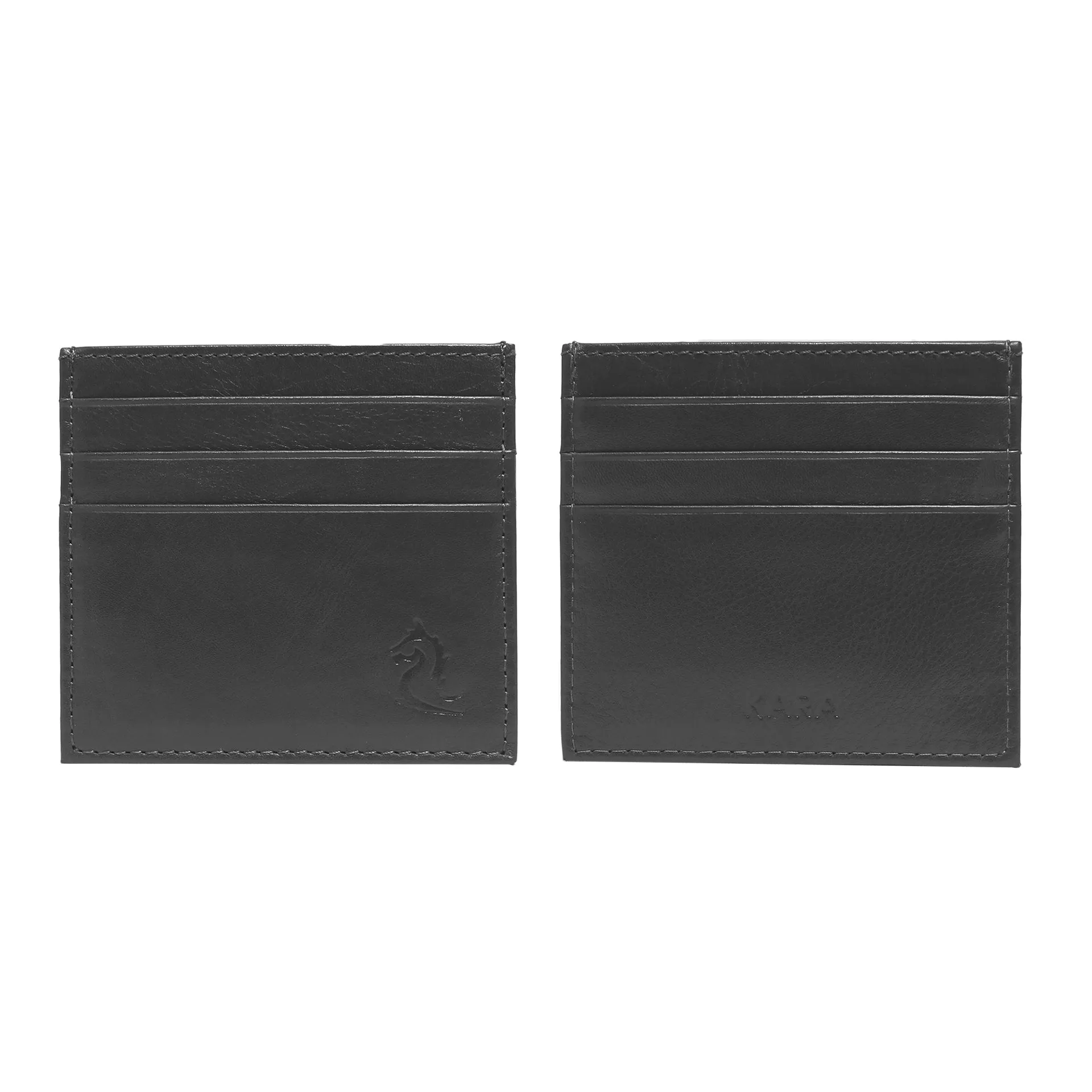 Sophisticated Compact Leather Card Holder