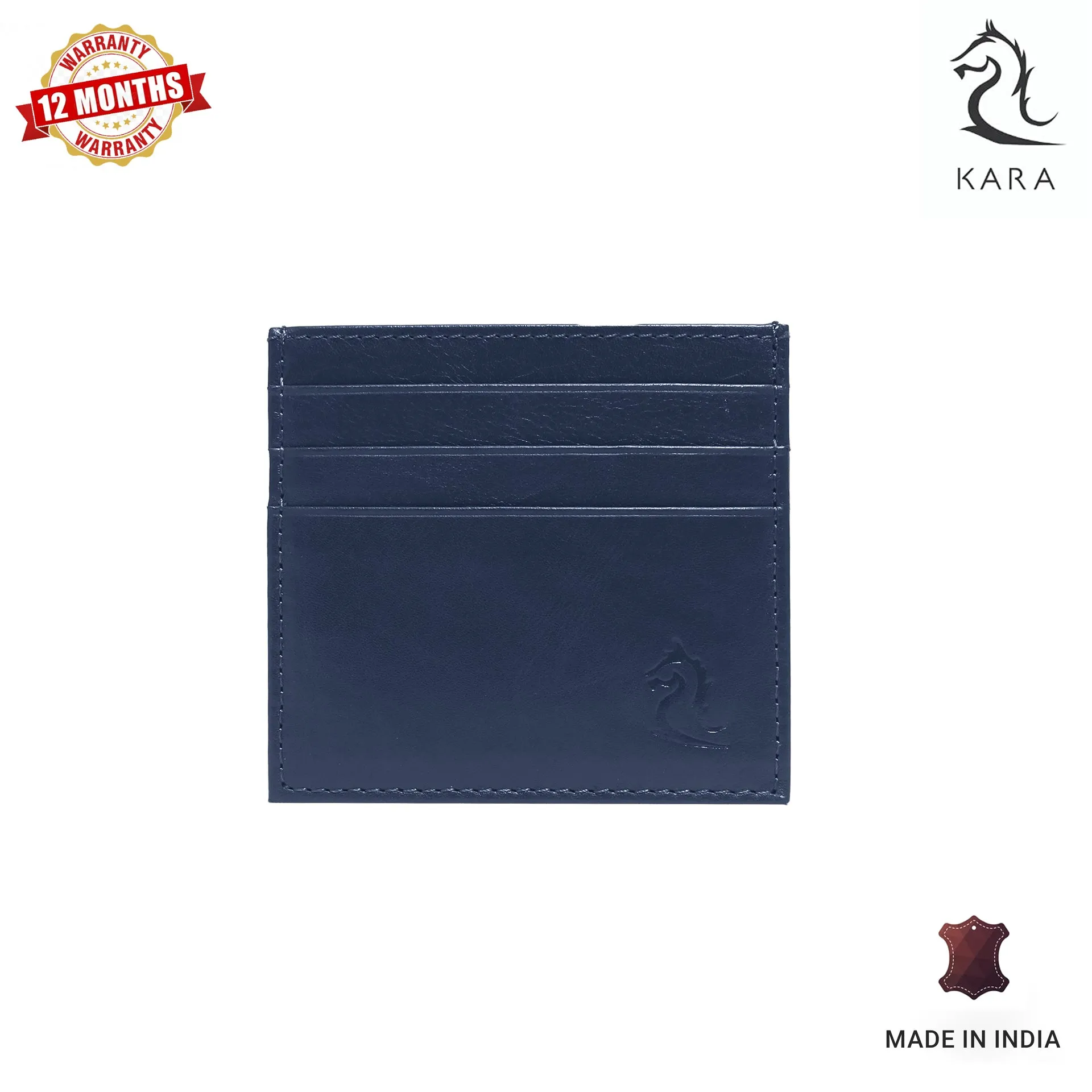Sophisticated Compact Leather Card Holder