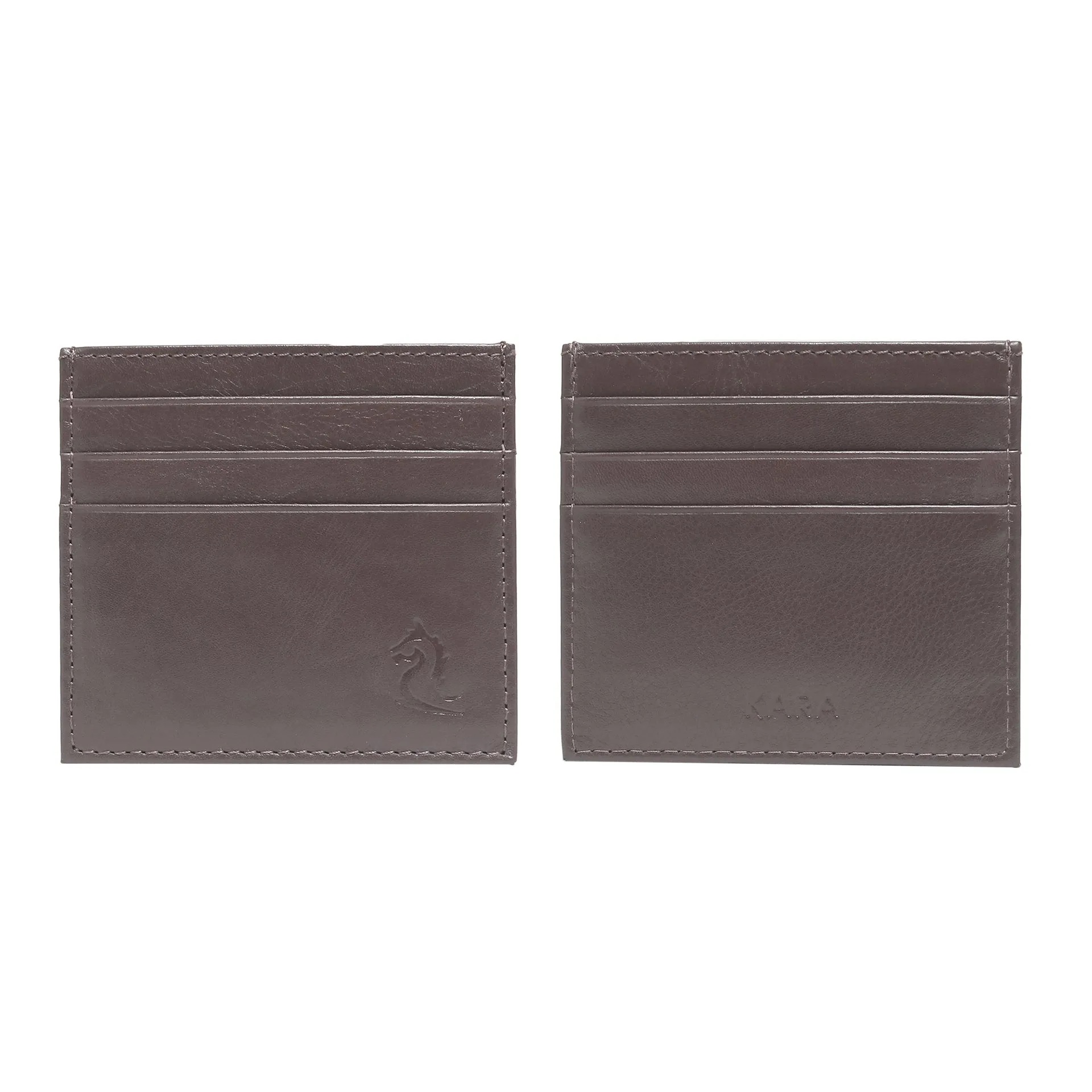 Sophisticated Compact Leather Card Holder