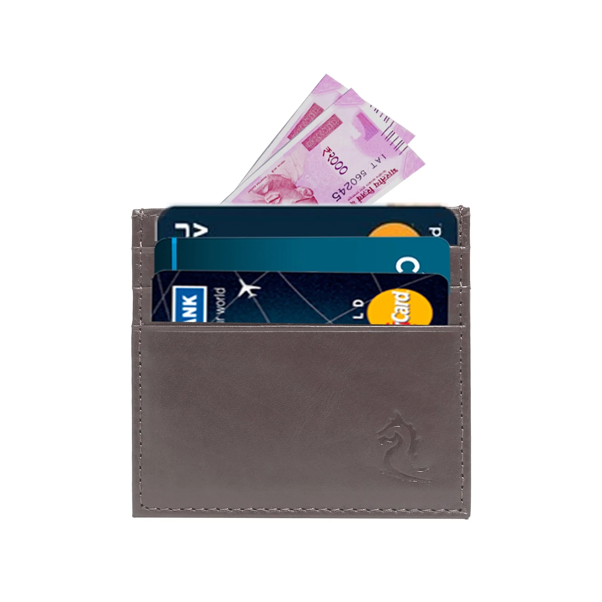Sophisticated Compact Leather Card Holder