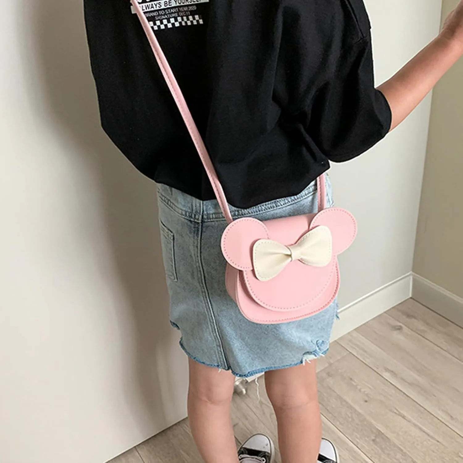 SOTOGO 2 Pieces Little Girls Crossbody Bag Princess Purse Set Toddler Purse Cute Kids Handbag Fashion Sunglass for Girls