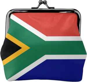 South African flag print Coin Purse, Mini Change Purse for Women Small Coin Purse for Key Headset Lipstick