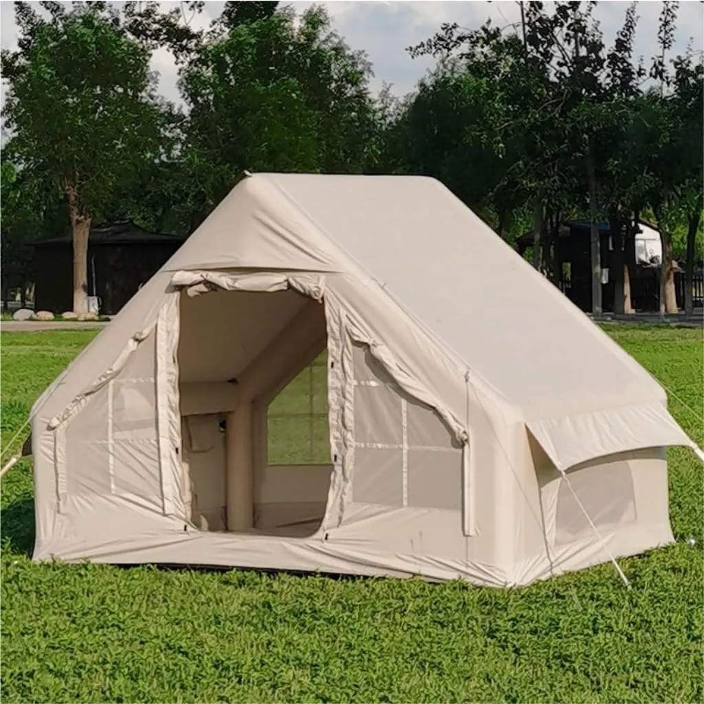 Spacious and Lightweight Portable Outdoor Inflatable Tent 6.3㎡ Inflatable Tent Travel Tent Free Tent Rain-Proof and Mosquito-Proof Tent Outdoor Tent