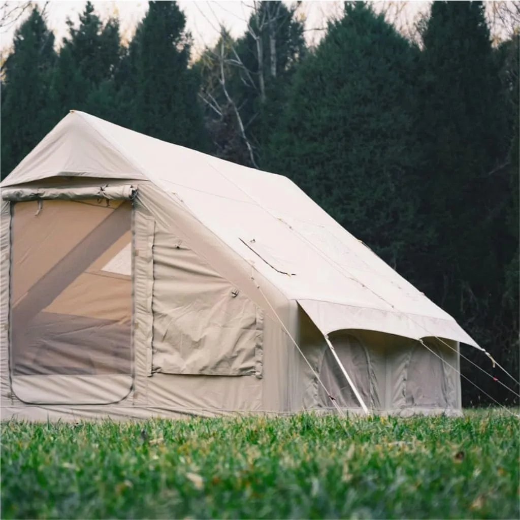 Spacious and Lightweight Portable Outdoor Inflatable Tent 6.3㎡ Inflatable Tent Travel Tent Free Tent Rain-Proof and Mosquito-Proof Tent Outdoor Tent