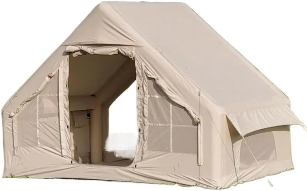 Spacious and Lightweight Portable Outdoor Inflatable Tent 6.3㎡ Inflatable Tent Travel Tent Free Tent Rain-Proof and Mosquito-Proof Tent Outdoor Tent