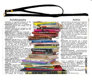 STACKED BOOKS POUCH