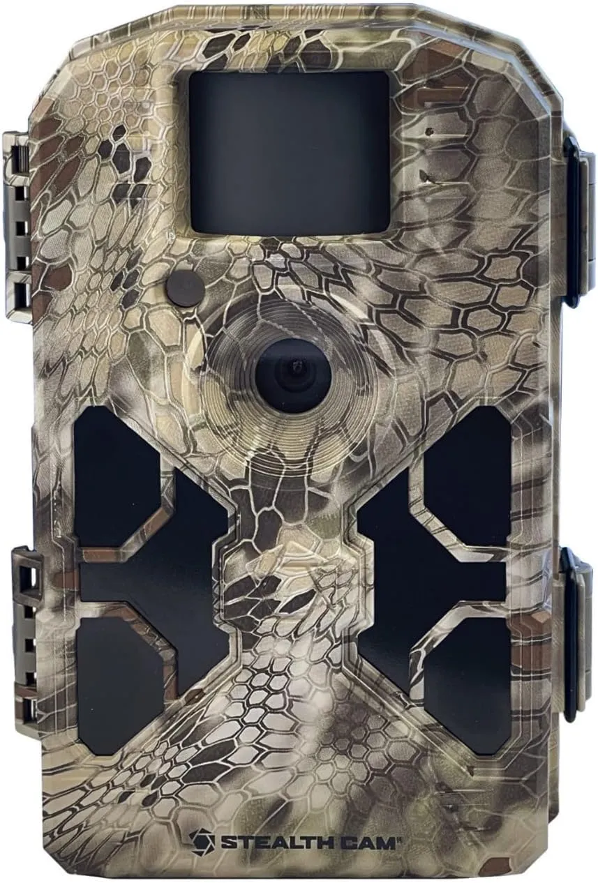 Stealth Cam 2020 G42NG 24MP Trail Camera and Memory Card Bundle. No-Glow Flash, 100-Ft. IR Range, Kryptek Camo (3 Items)