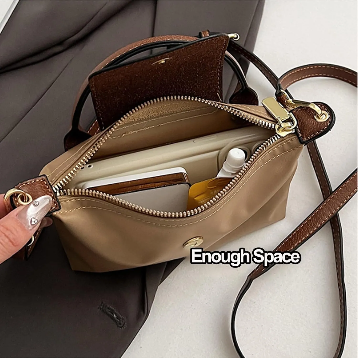 Stellaya Women's Fashion Colorblock Mini Crossbody Bag, Solid Color Square Purse With Adjustable Strap, Elegant Handbag Purse