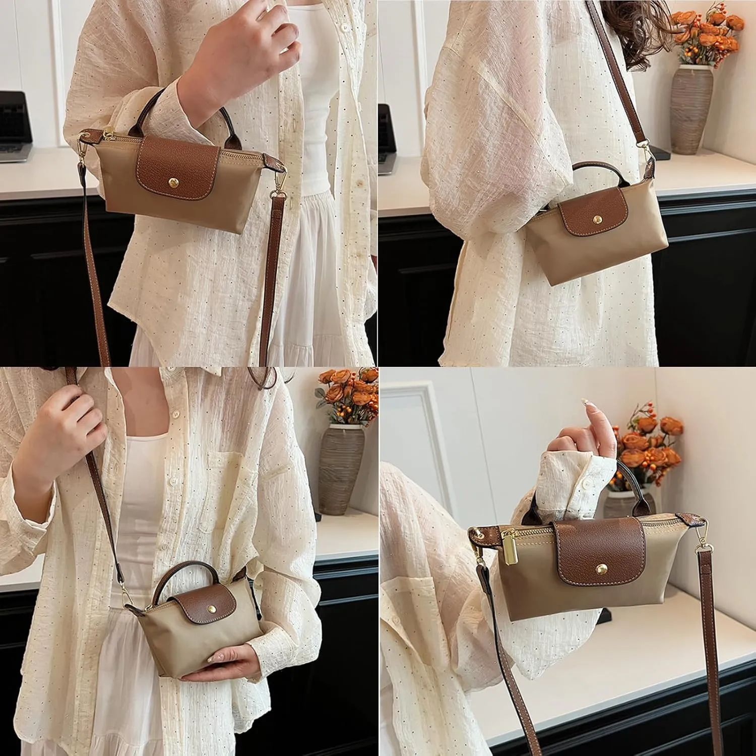 Stellaya Women's Fashion Colorblock Mini Crossbody Bag, Solid Color Square Purse With Adjustable Strap, Elegant Handbag Purse