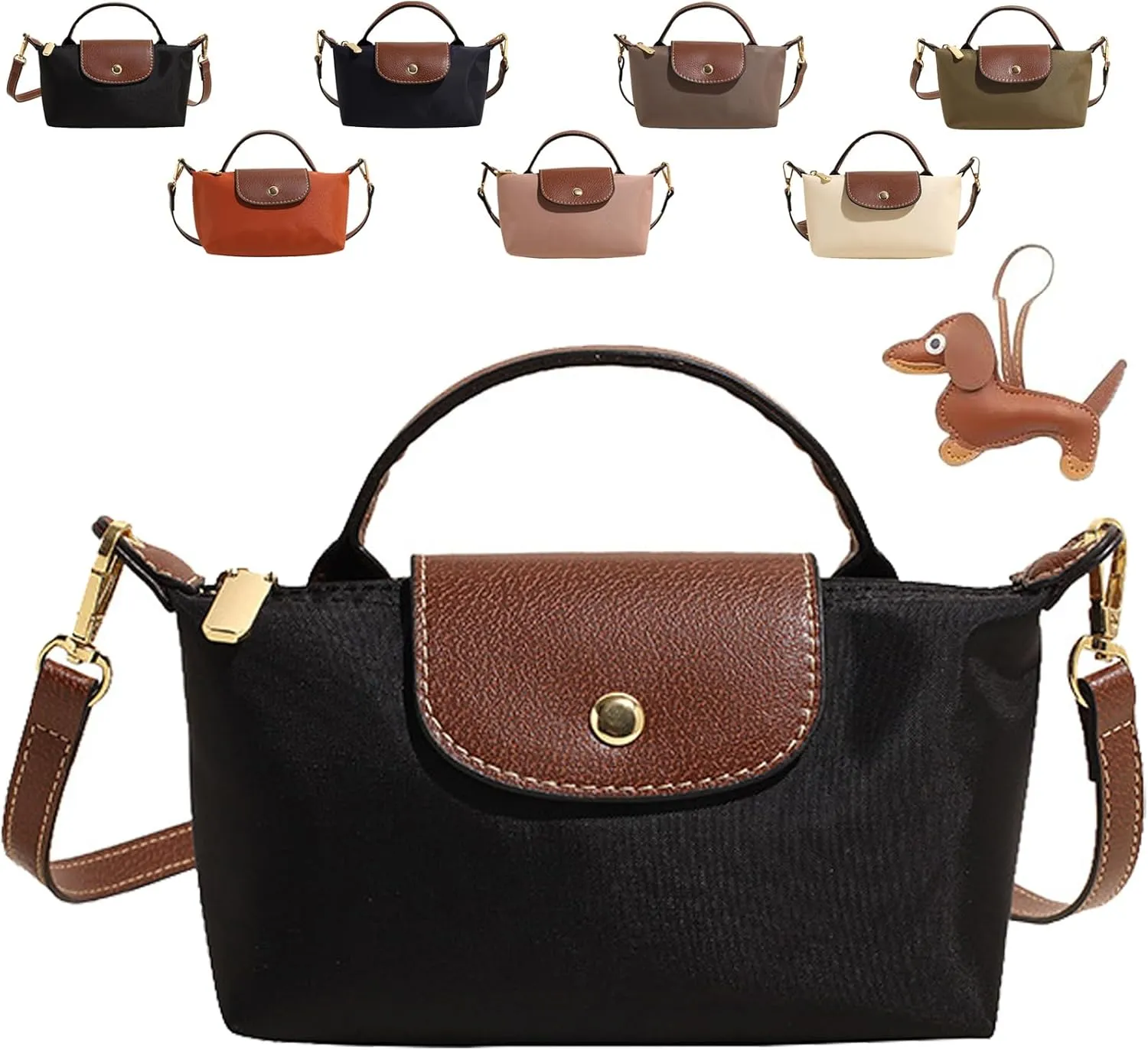 Stellaya Women's Fashion Colorblock Mini Crossbody Bag, Solid Color Square Purse With Adjustable Strap, Elegant Handbag Purse