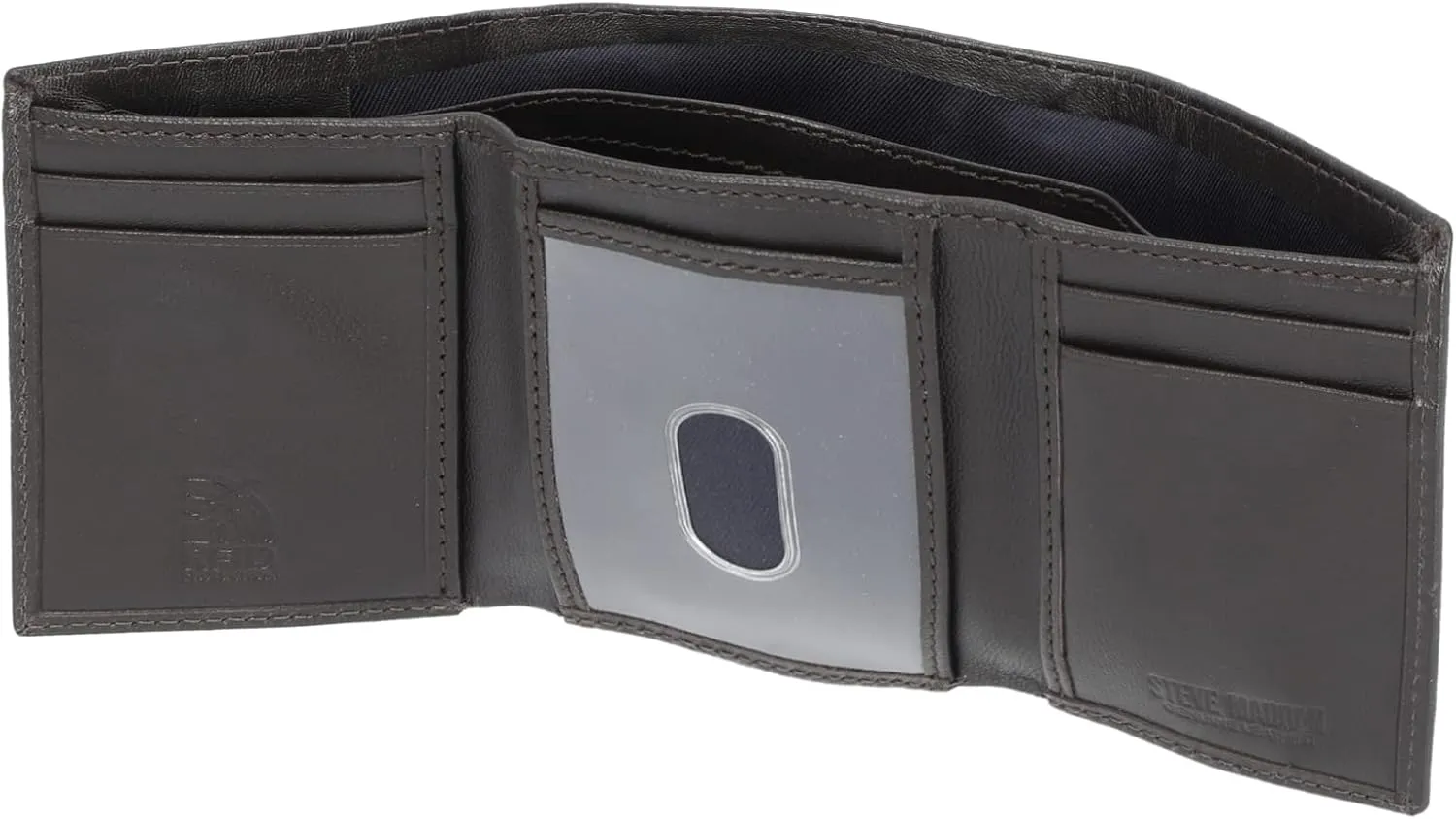Steve Madden Men's RFID Trifold Wallet with Id Window