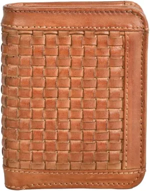 STS Ranchwear Womens Sweet Grass Soni Veg-Tan Leather Zip Around Wallet