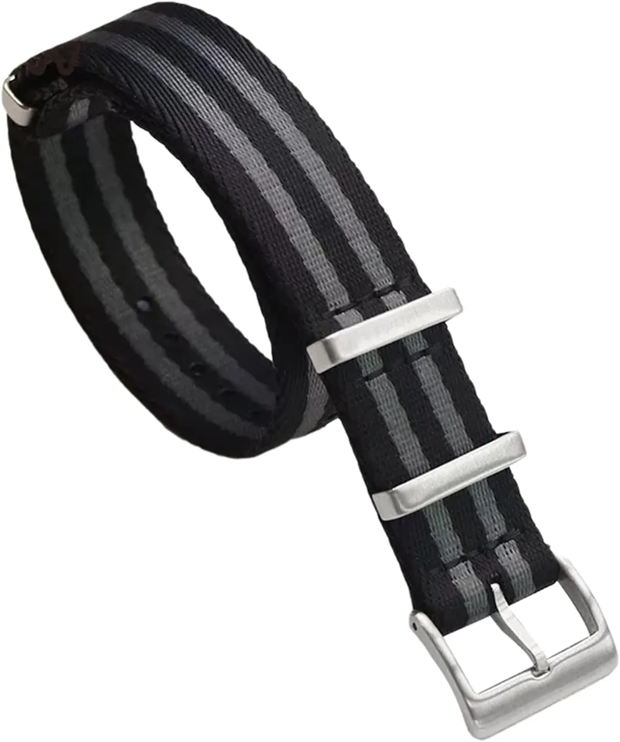 Stylish Stylish Watch Bands for Men Women 18/20/22mm Replacement for Men NATO Nylon Military Watch Strap Accessories for Wristbands with Stripe Print Friendly