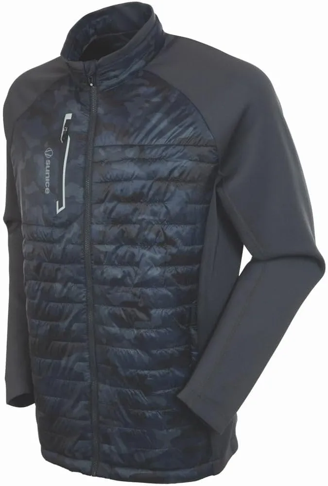 Sunice Performance Apparel - Hamilton Men’s Windproof Full Zip Ultra-Lightweight Water Repellent Thermal Jacket