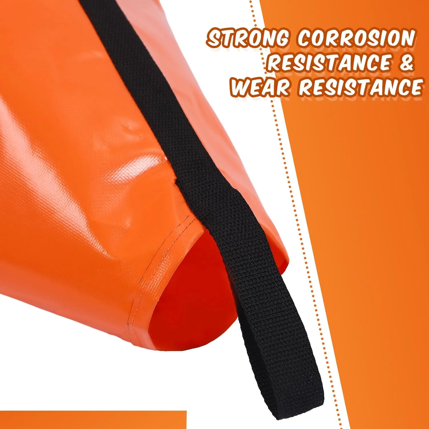 Tandefio Marine Boat Parachute Sea Anchor Drift Sock for Fishing Boat 250d Nylon Trolling Fishing Drogue for Inflatable Sail Drift Anchor for Kayak Pontoon