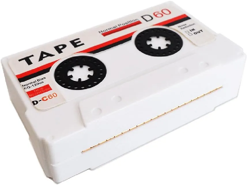 Tape Shaped Shoulder Bag Radio Recorder PU Crossbody Bag Women's Retro Evening Bag Handbag Clutch Purse