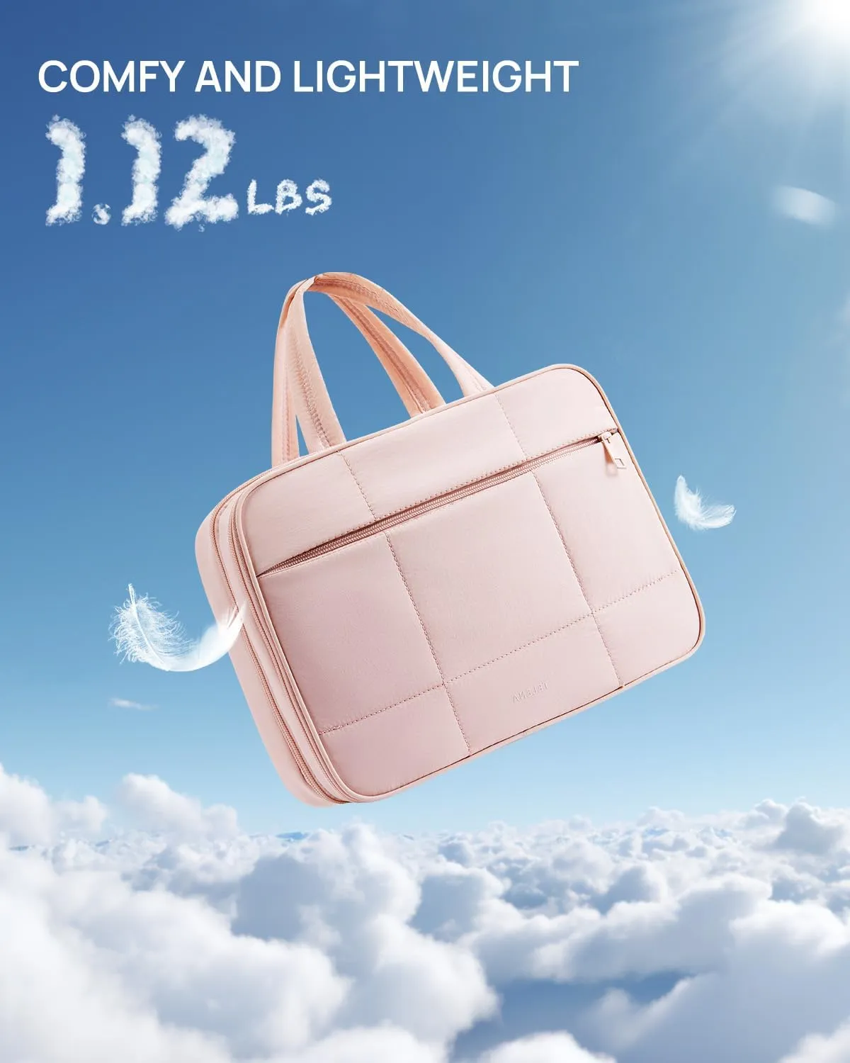 Telena Travel Toiletry Bag with Jewelry Organizer for Women, Puffy Hanging Makeup Bag Lightweight Cosmetic Bag Organizer for Travel Essentials