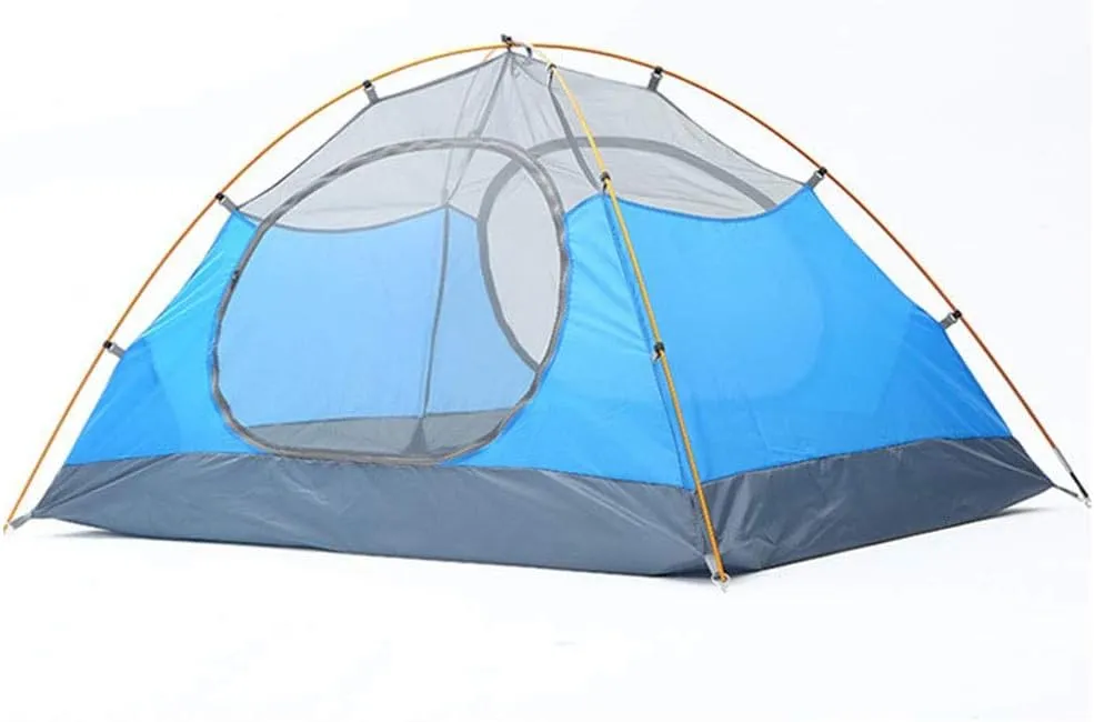 Tent Tent Mountaineering Camping Double Four Seasons Wild Thickening Rainproof Ultra Light Double-Layer Equipment Camping Tent
