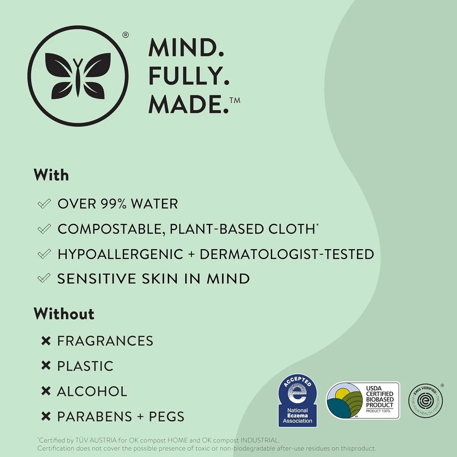 The Honest Company Clean Conscious Multi-Use Wipes | Hypoallergenic   Unscented for Sensitive Skin | Over 99% Water, Compostable, Plant Based, Baby Wipes | Pattern Play, 288 Count