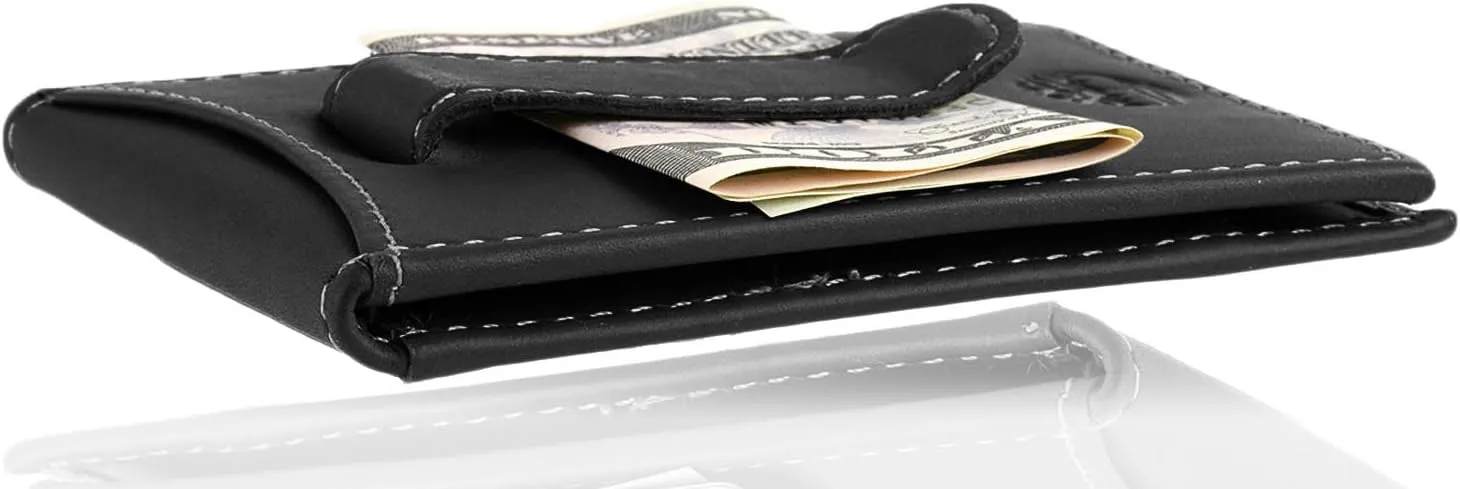 Timberland Men's Slim Leather Front Pocket Credit Card Holder Wallet