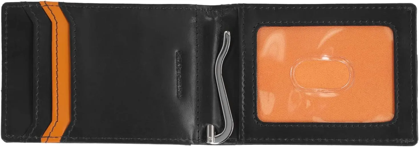 Timberland Men's Slim Leather Front Pocket Credit Card Holder Wallet