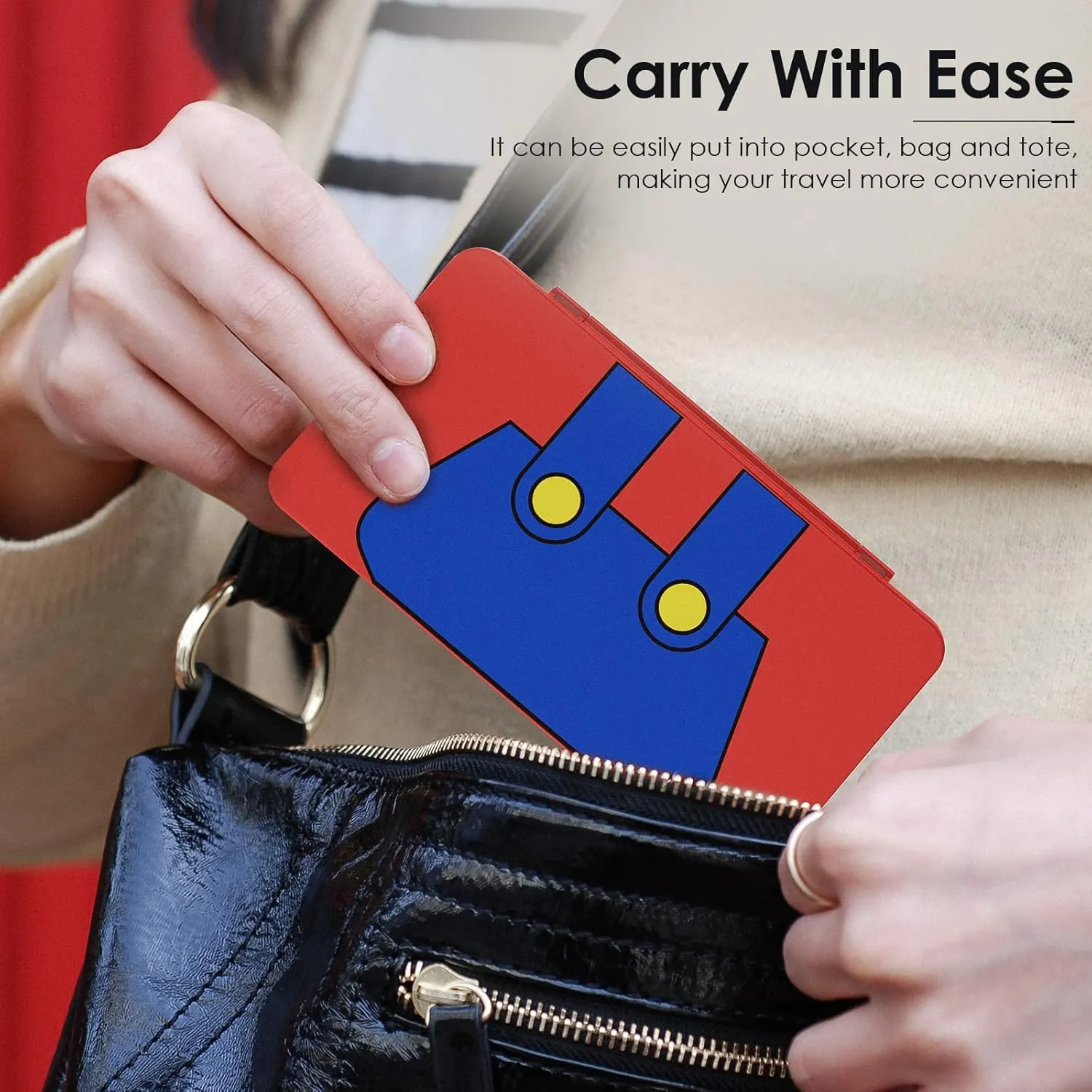 TiMOVO Game Card Case for Nintendo Switch OLED 2021/Switch/Switch lite, Game Holder Cartridge Case for Switch Game Cards and SD Cards, Compact & Portable Game Storage Case Box