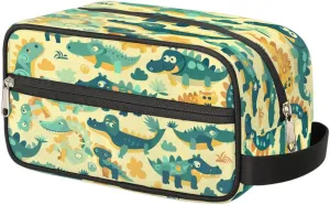 Toiletry Bag for Men Cartoon Alligator Travel Toiletry Organizer Hanging Dopp Kit Shaving Bag with Large Capacity for Toiletries