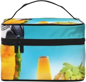 Toiletry Bag for Women Men Dopp Kit Travel Makeup Bag Make Up Organizers Cosmetic Bag Summer Parrot Pineapple Birds Hanging Toiletry Bag Shaving Bag with Large Capacity for Travel