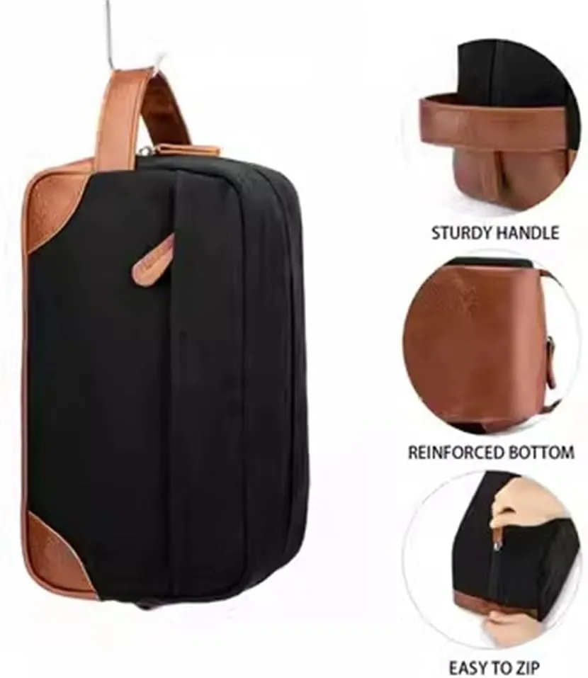 Toiletry Bag Men's Wash Bag Handheld Vintage Storage Bag Cosmetic Bag for Travel(Colour 6)